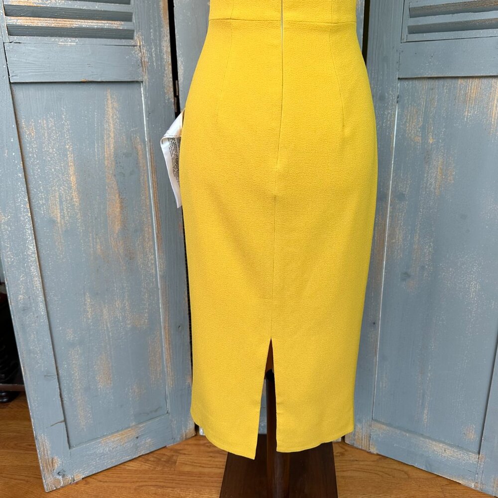 Dress The Population Elle Dress Marigold Sz XS NWT - Picture 10 of 16